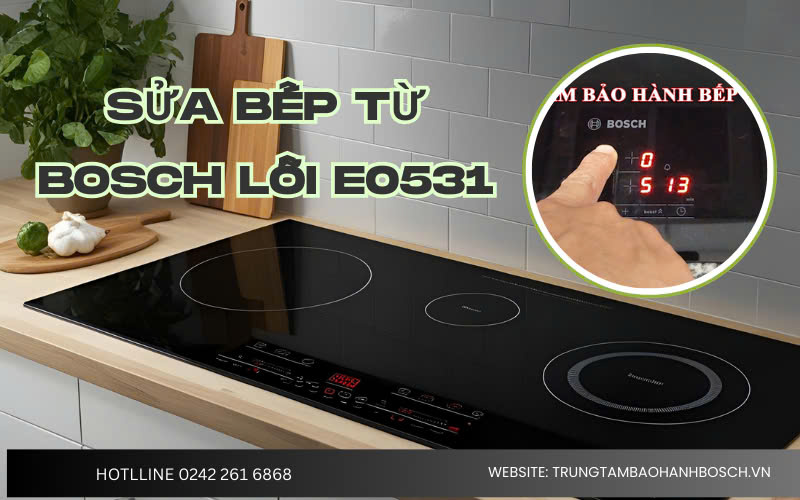 Sửa bếp từ Bosch lỗi E – Nguyên nhân và cách khắc phục hiệu quả