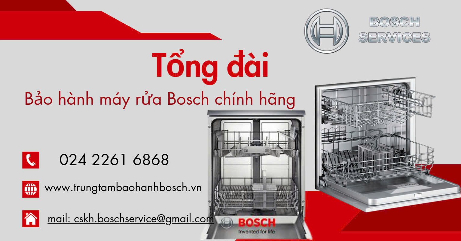 Liên hệ Tổng đài bảo hành máy rửa Bosch 