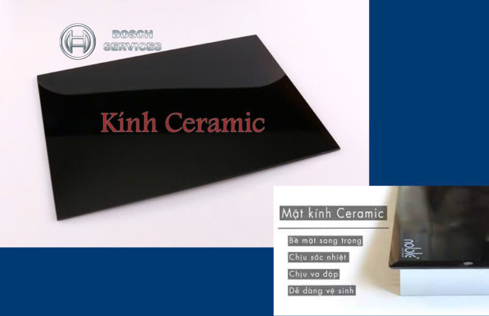 Mặt kính Ceramic có khả năng chịu nhiệt và va đập tốt