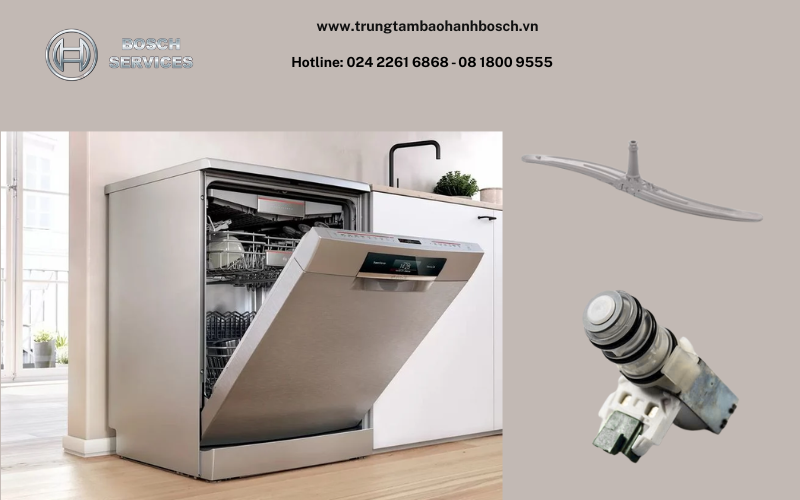 THAY LINH KIỆN MÁY RỬA BÁT BOSCH GIÁ TỐT BẢO HÀNH DÀI HẠN