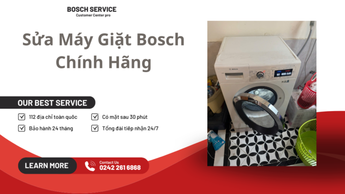 Sửa chữa máy giặt Bosch uy tín tại nhà